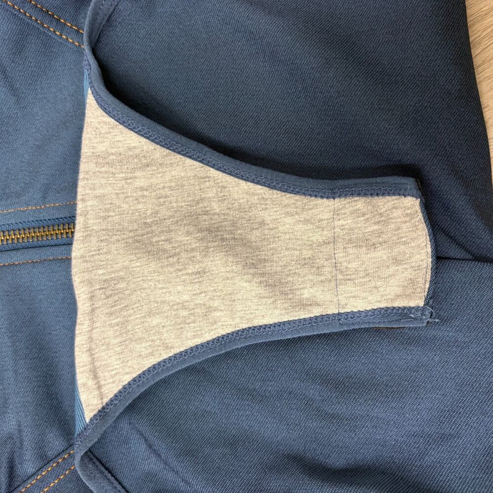 Popilush Sculpting Denim Bodysuit Zip Front Shapewear Blue Slimming Small NWT - Picture 12 of 14